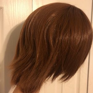 cosplay short brown wig